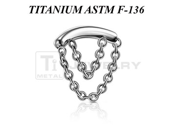 Накрутка из титана Ti Metal камелия