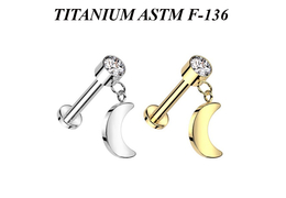 Лабрет из титана анивия Лабрет из титана анивия