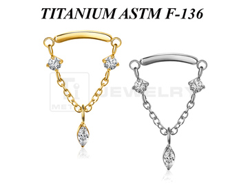 Накрутка из титана Ti Metal мелисандра