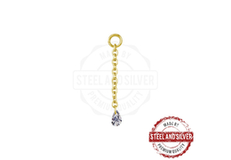 Подвеска Steel and Silver цепочка с каплей Подвеска Steel and Silver цепочка с каплей