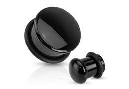 Плаги из черного агата