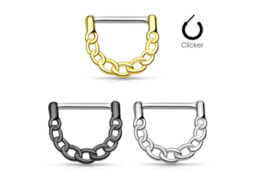 Кликер для груди цепочка