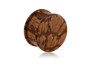 Плаги из дерева зебрано, пара