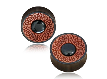 Плаги с черным ониксом