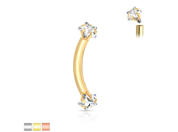 Микробанан со стразами-звёздами