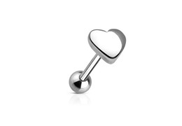 Штанга для языка стальное сердце