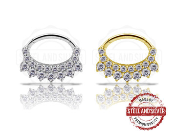 Кликер Steel and Silver с сетом Premium Zirconia