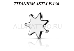 Накрутка из титана Ti Metal звезда