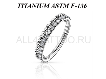 Кликер из титана Ti Metal сияние