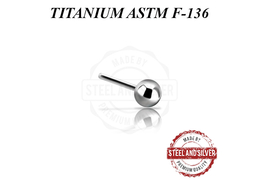 Вставка титановая Steel and Silver шарик