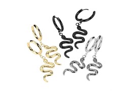 Серьги змейка